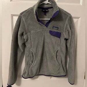 Patagonia gray pullover small